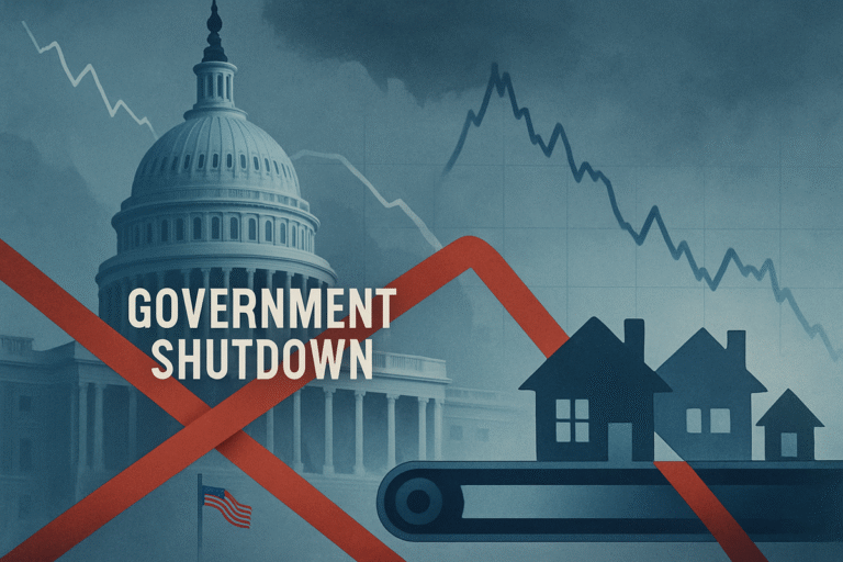 Government Shutdown Threat and Its Ripple Effect on U.S. Home Sales and Real Estate Investors
